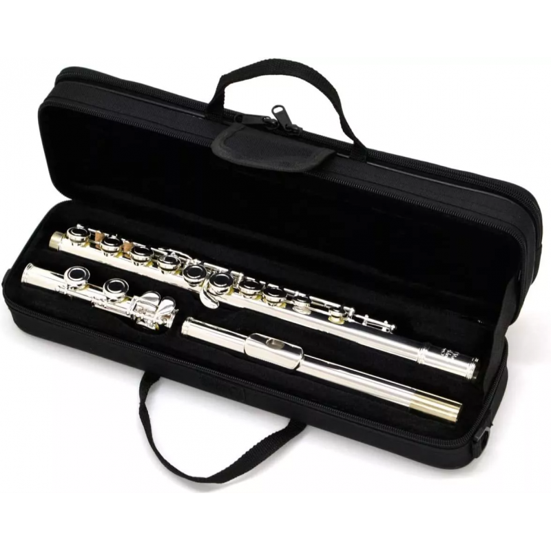 J. MICHAEL FL-300S - flet - 2 - Flety - Flet posrebrzany J.Michael FL-300S, korpus rurki, klucz wykonany z niklu w kolorze biały