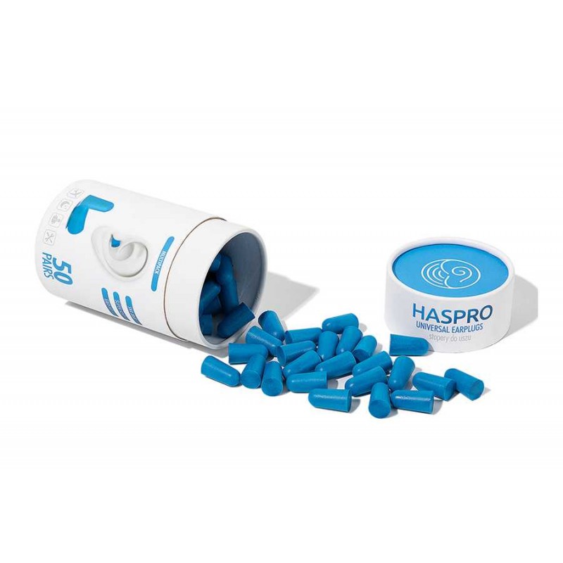 Haspro Tube50 - Stopery do uszu - niebieskie