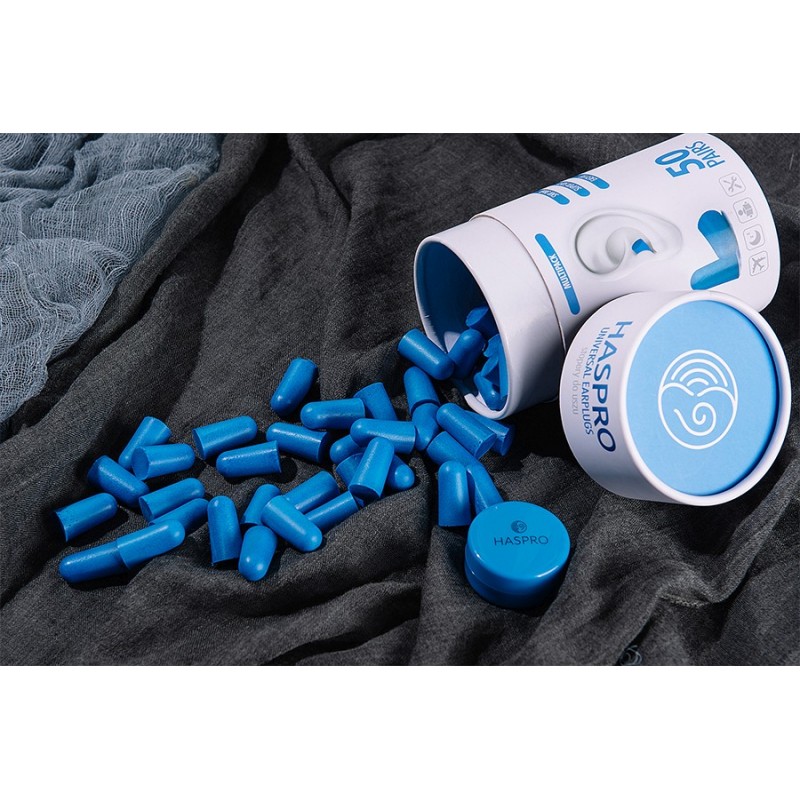 Haspro Tube50 - Stopery do uszu - niebieskie