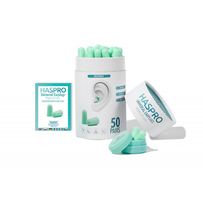 Haspro Tube50 - Stopery do uszu - miętowe