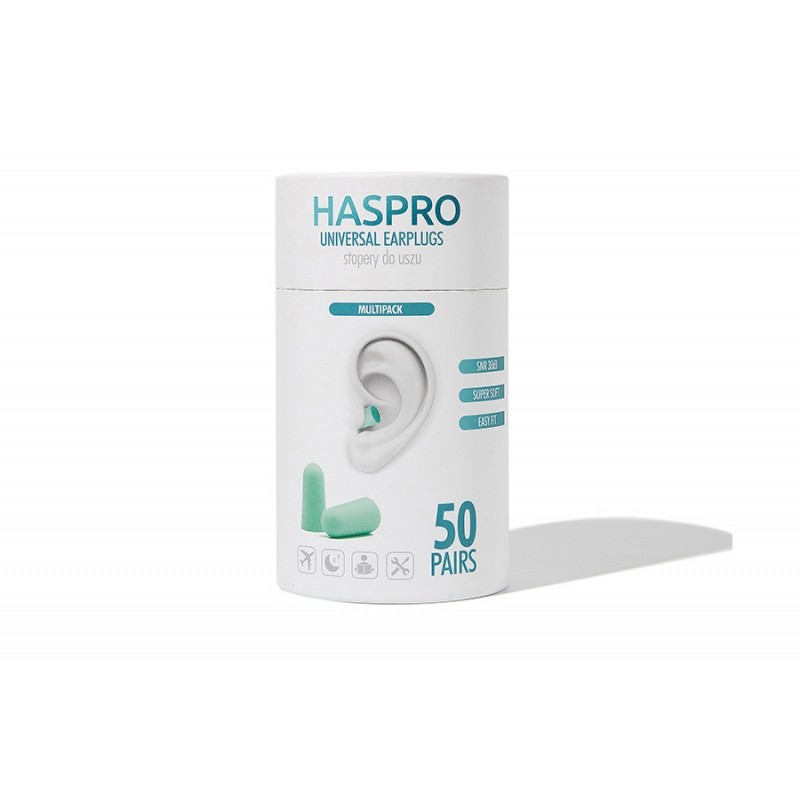 Haspro Tube50 - Stopery do uszu - miętowe