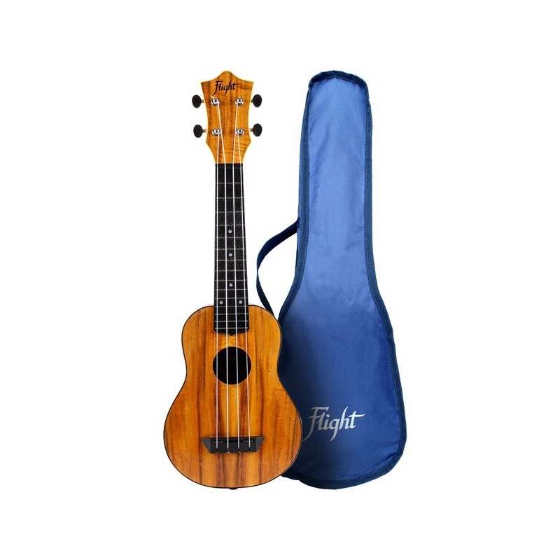 FLIGHT TUS55 ACACIA - ukulele sopranowe z pokrowcem