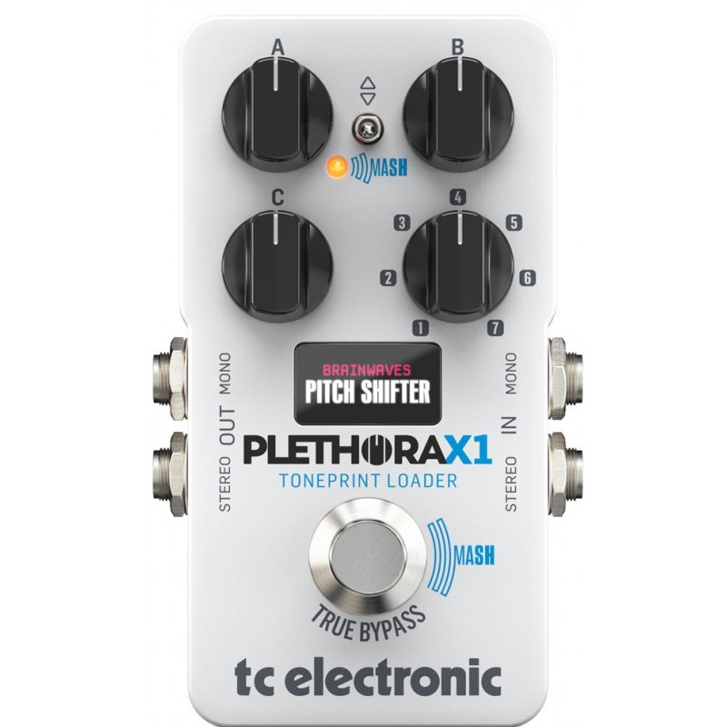 TC Electronic Plethora X1 – multiefekt gitarowy - 1 - Multiefekty gitarowe - Multiefekt gitarowy w obudowie pojedynczego efektu 