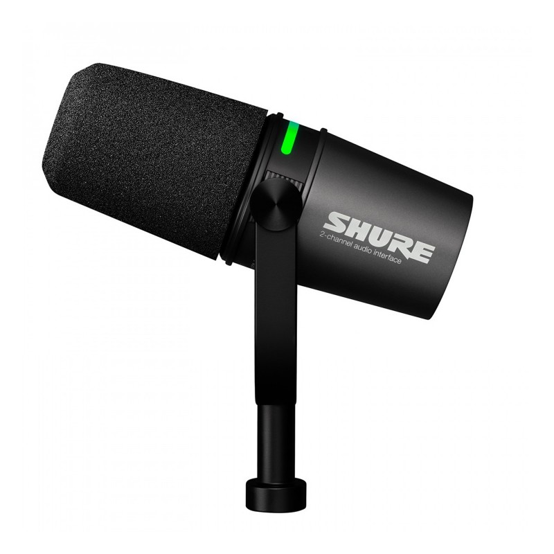 Shure MV7i - Inteligentny mikrofon i interfejs - 5 - Mikrofony studyjne - Shure MV7i to pierwszy w swoim rodzaju mikrofon USB z 