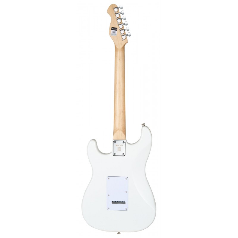 Mooer MSC11 Pro Guitar Polar White - gitara elektryczna - 2 - Gitary elektryczne - Gitara elektryczna Biała. Korpus: Topola; Szy