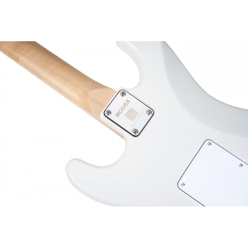 Mooer MSC11 Pro Guitar Polar White - gitara elektryczna - 4 - Gitary elektryczne - Gitara elektryczna Biała. Korpus: Topola; Szy