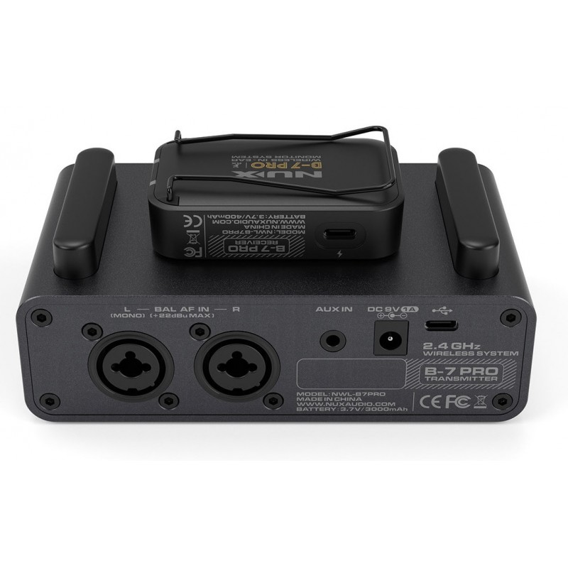 NUX B-7 PRO - Bezprzewodowy System odsłuchu dousznego - 2 - Zestawy monitorowe douszne - Osobisty bezprzewodowy system odsłuchu 