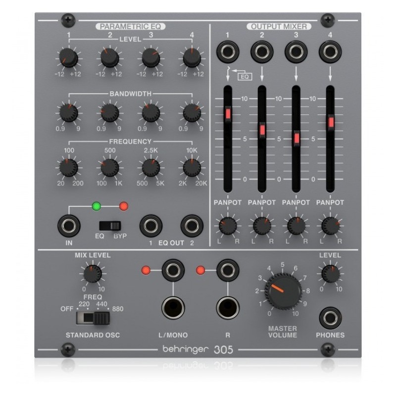 Behringer 305 EQslsMIXERslsOUTPUT - moduł syntezatatora