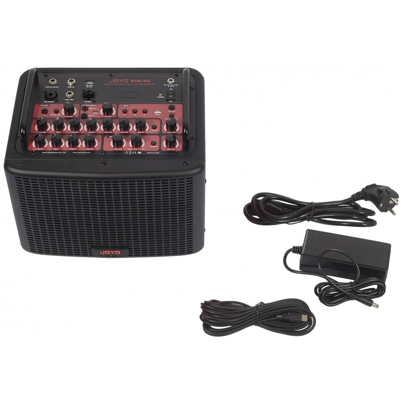 Joyo BSK-40 - combo akustyczne 40W - 4 - Comba gitarowe - Combo akustyczne Doskonale nagłośniona gitara i wokal: Moc 40W zapewni