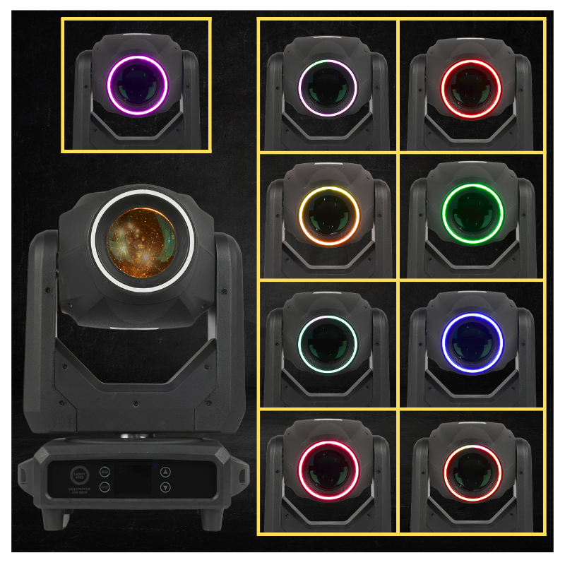 Light4ME DESTROYER  300 BSW głowica ruchoma SPOT BEAM LED - 6 - Strona główna - Profesjonalna, wysokiej jakości hybrydowa głowic