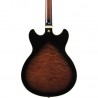 Ibanez AS93QMSP-DBS Artcore Expressionist Hollow Body - Gitara elektryczna