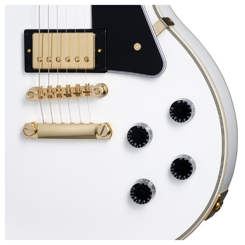 Epiphone Les Paul Custom Alpine White gitara elektryczna + pokrowiec - 4 - Gitary elektryczne - 