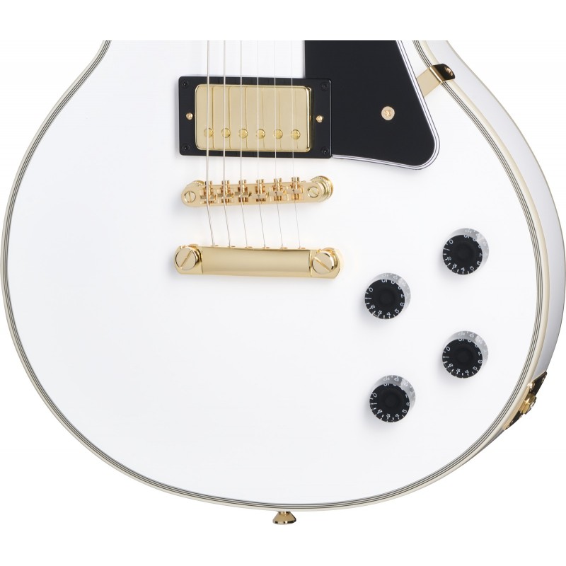 Epiphone Les Paul Custom Alpine White gitara elektryczna + pokrowiec - 5 - Gitary elektryczne - 