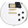 Epiphone Les Paul Custom Alpine White gitara elektryczna + pokrowiec - 5 - Gitary elektryczne - 