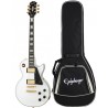 Epiphone Les Paul Custom Alpine White gitara elektryczna + pokrowiec - 1 - Gitary elektryczne - 