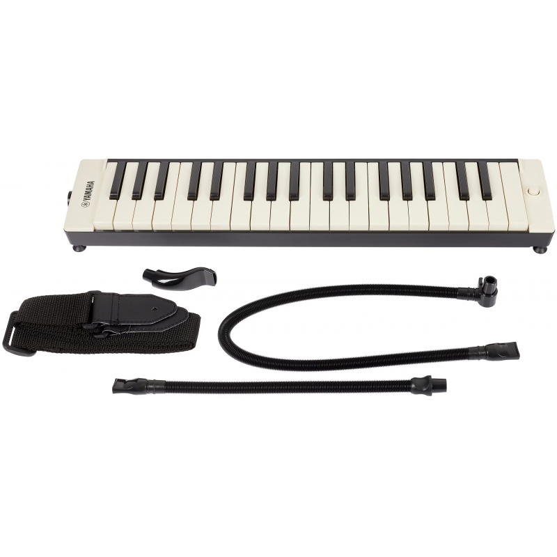 Yamaha Pianica P-37EBK2 Black - melodyka - 6 - Melodyki - Czarna melodyka Yamaha oferuje miękkie i łagodne brzmienie. Prosta kon