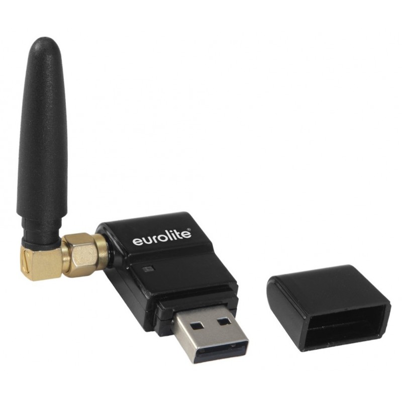 EUROLITE QuickDMX USB Wireless Transmitter/Receiver - nadajnik odbiornik DM - 1 - Sterowniki DMX i zasilanie - Bezprzewodowy min