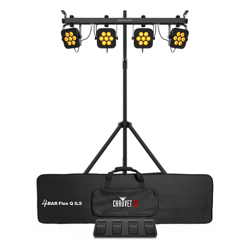 Chauvet 4BAR Flex Q ILS - Zestaw oświetleniowy - 1 - Zestawy Oświetleniowe - Pełna wygoda oświetlenia osiąga nowy poziom dzięki 