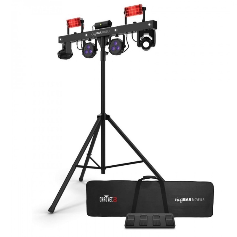 Chauvet Gig Bar MOVE + ILS - Zestaw oświetleniowy - 1 - Zestawy Oświetleniowe - Zestaw oświetleniowy GigBAR Move + ILS zawiera s