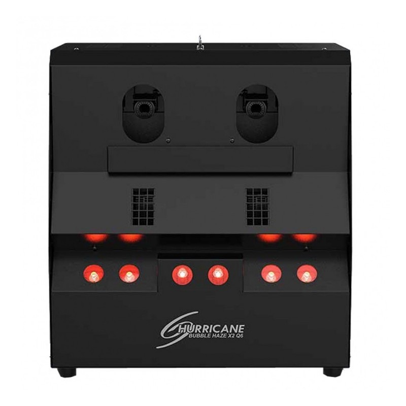 Chauvet Hurricane Bubble Haze X2 Q6 - Maszyna do dymu i baniek - 2 - Wytwornice dymu - Chauvet DJ Hurricane Bubble Haze X2 Q6 to