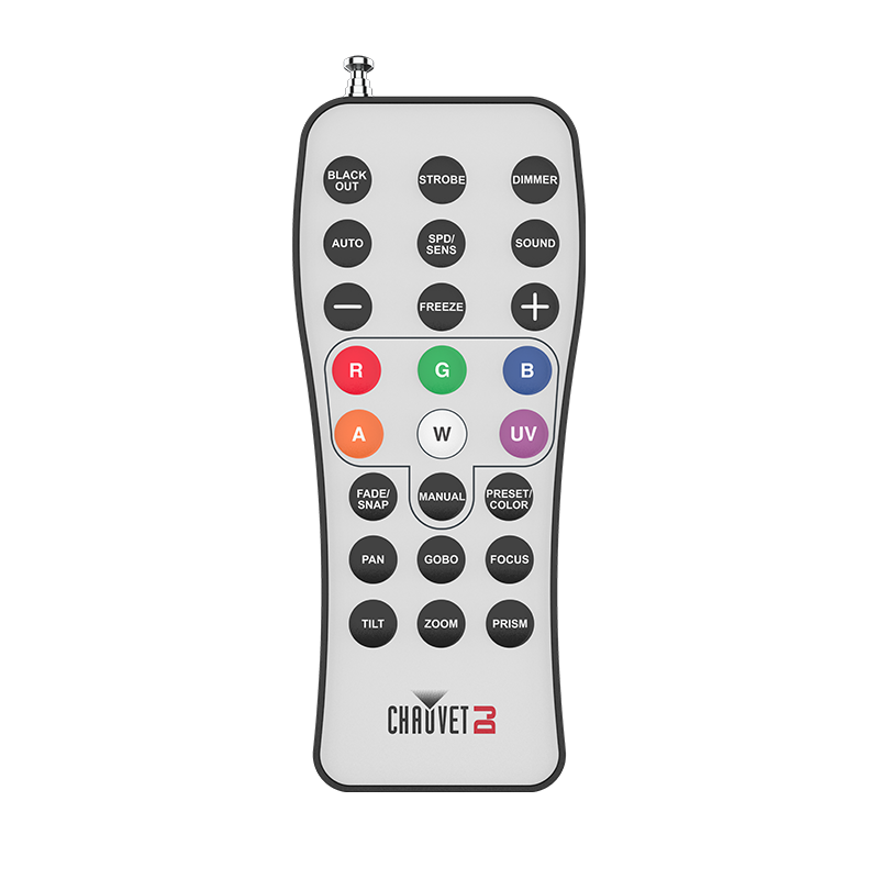 Chauvet RFC Remote - Pilot - 2 - Piloty - RFC to mieszczący się w dłoni pilot zdalnego sterowania do kompatybilnych urządzeń ośw