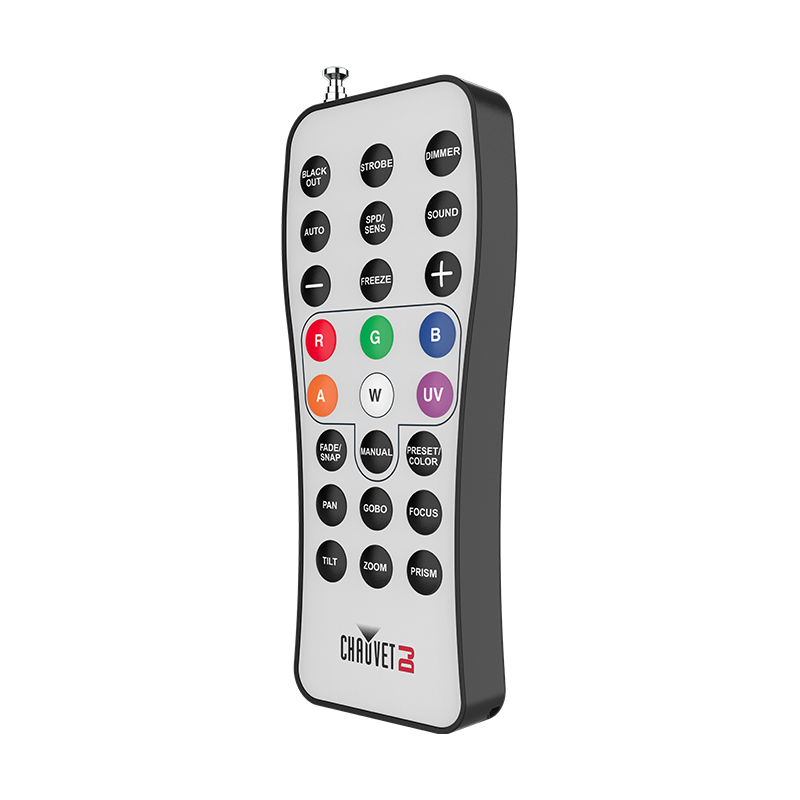 Chauvet RFC Remote - Pilot - 3 - Piloty - RFC to mieszczący się w dłoni pilot zdalnego sterowania do kompatybilnych urządzeń ośw