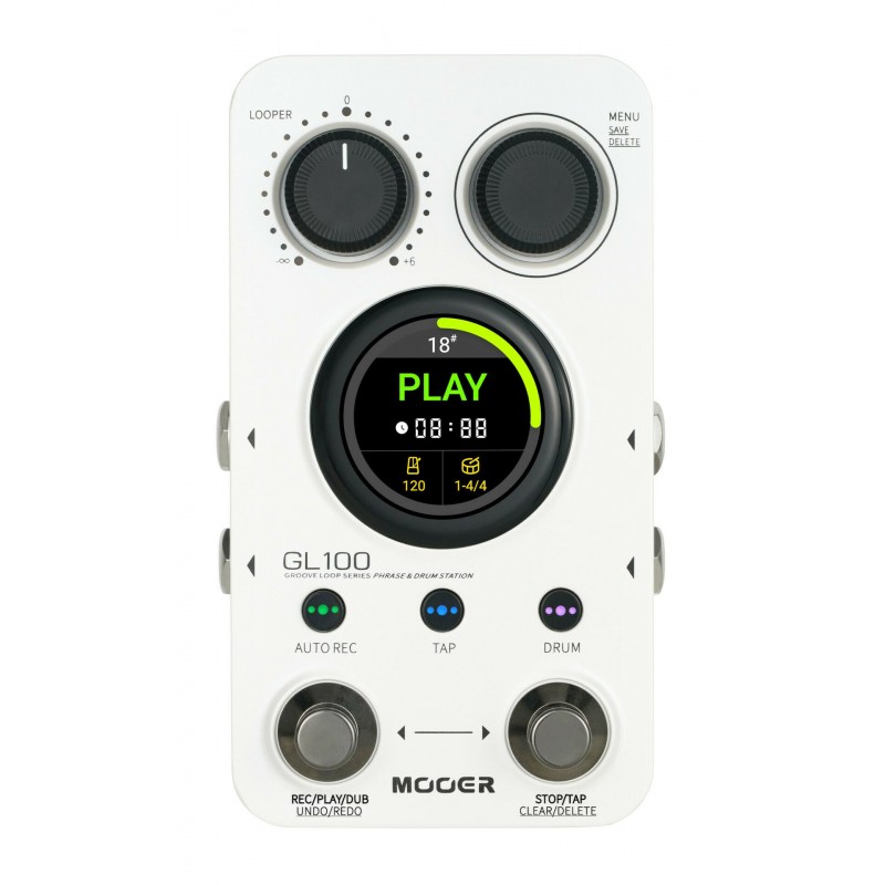 Mooer GL100 Groove Loop Series Phrase and Drum Station - Looper, maszyna perkusyjna - 1 - Efekty Loop - MOOER GL100 zapewnia git