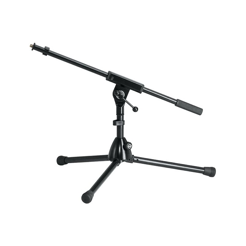 KONIG & MEYER 259/1 Black - statyw mikrofonowy niski - 1 - Statywy mikrofonowe - Statyw mikrofonowy niskim bardzo niska konstruk