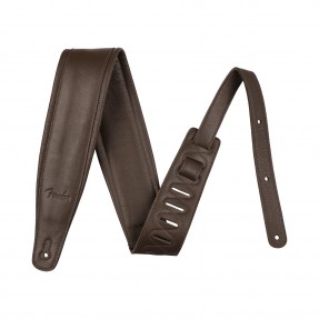 Fender Premium Leather Strap 3.5" BRN - Skórzany pasek gitarowy