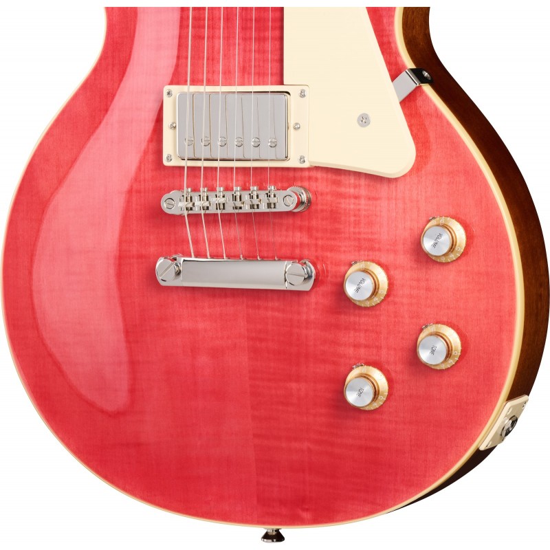 Epiphone Les Paul Standard 60s Figured (Incl. Premium Gig Bag) Fucshia Gitara elektryczna - 4 - Gitary elektryczne - Gitara elek