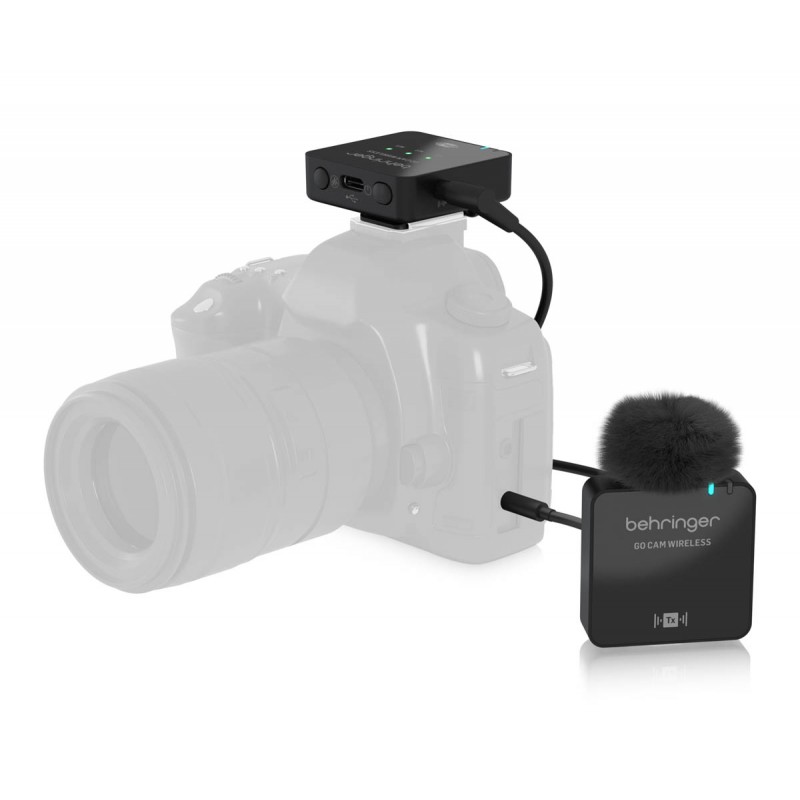 Behringer GO CAM WIRELESS Bezprzewodowy system mikrofonowy - 5 - Zestawy bezprzewodowe - Behringer GO CAM WIRELESS – Cyfrowy, be
