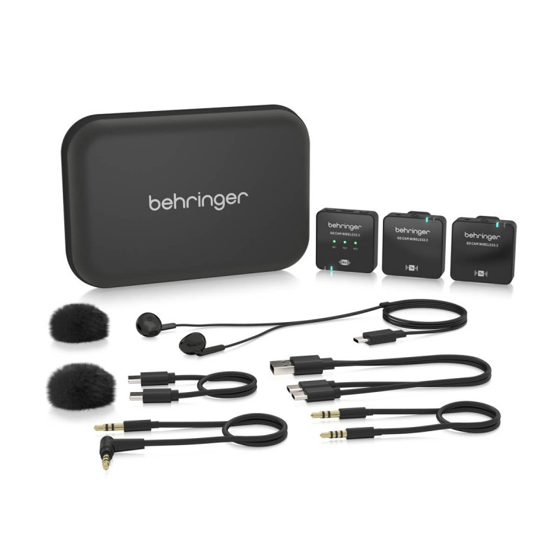 Behringer GO CAM WIRELESS 2 Bezprzewodowy system mikrofonowy - 1 - Zestawy bezprzewodowe - Cyfrowy, podwójny bezprzewodowy syste