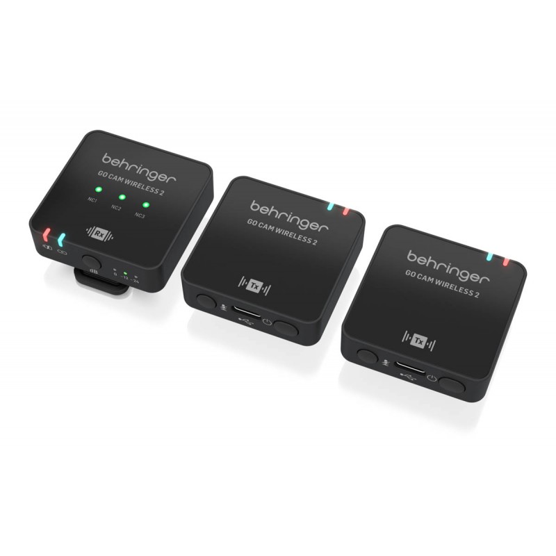 Behringer GO CAM WIRELESS 2 Bezprzewodowy system mikrofonowy - 2 - Zestawy bezprzewodowe - Cyfrowy, podwójny bezprzewodowy syste
