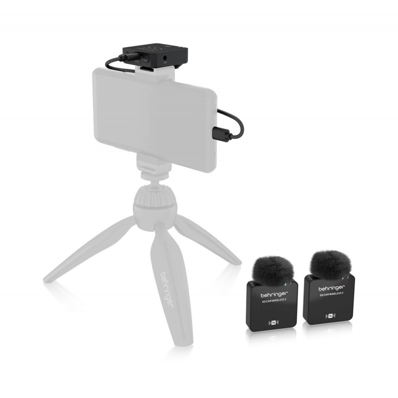 Behringer GO CAM WIRELESS 2 Bezprzewodowy system mikrofonowy - 4 - Zestawy bezprzewodowe - Cyfrowy, podwójny bezprzewodowy syste