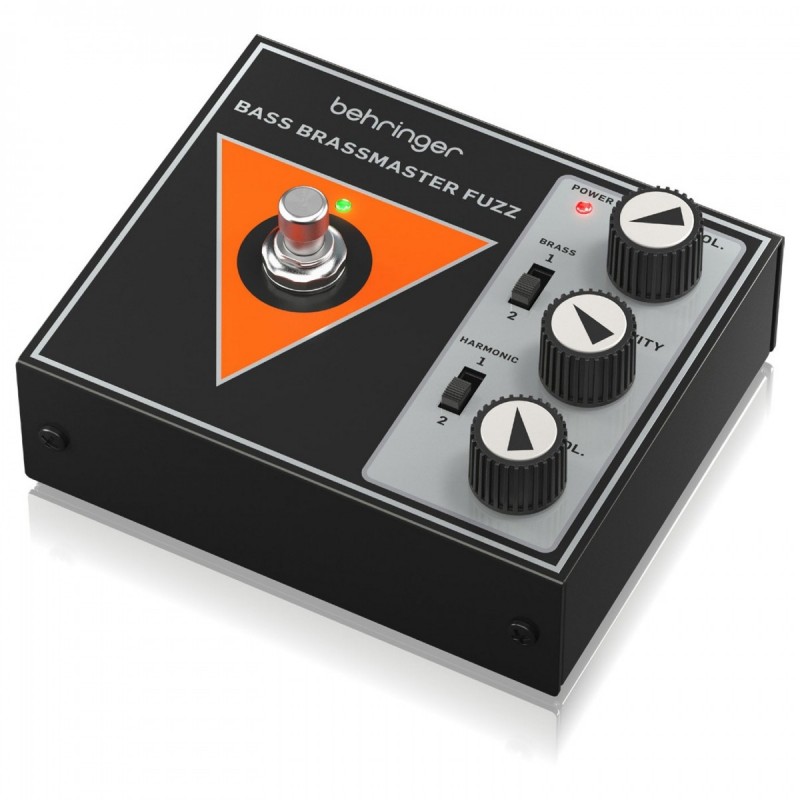 Behringer BASS BRASSMASTER FUZZ - efekt basowy fuzz - 3 - Efekty basowe - Efekt basowy fuzz, odtwarza legendarne oktawowe brzmie