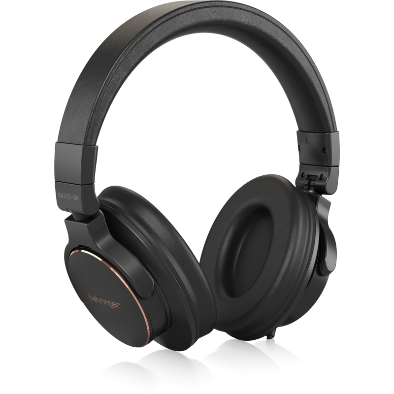 Behringer BH470-BK  - słuchawki studyjne - 3 - Do studia - BH470-BK - profesjonalne studyjne słuchawki zamknięte, kolor czarny.