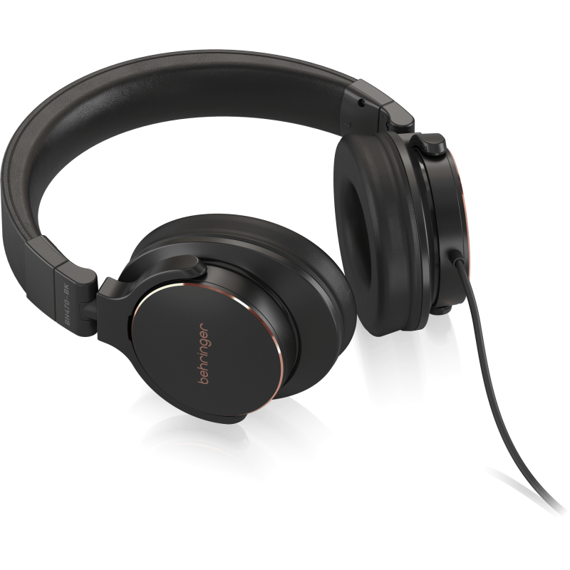 Behringer BH470-BK  - słuchawki studyjne - 5 - Do studia - BH470-BK - profesjonalne studyjne słuchawki zamknięte, kolor czarny.