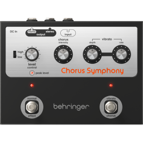 Behringer CHORUS SYMPHONY efekt gitarowy typu Chorus - 1 - Efekty Chorus - Efekt gitarowy, pedał modulacji w stylu lat 70. z try
