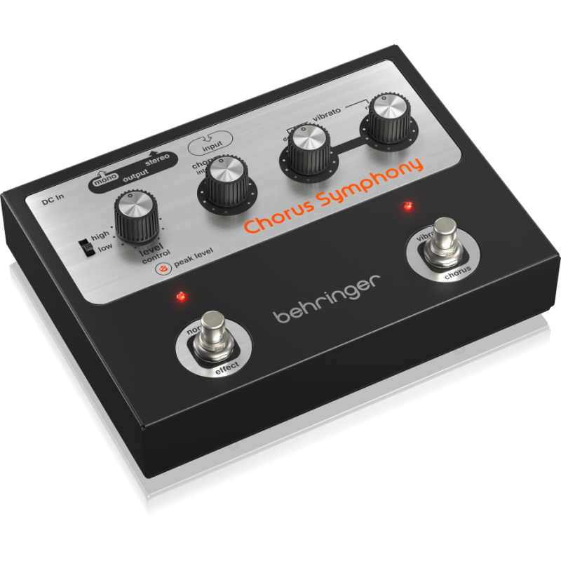 Behringer CHORUS SYMPHONY efekt gitarowy typu Chorus - 2 - Efekty Chorus - Efekt gitarowy, pedał modulacji w stylu lat 70. z try