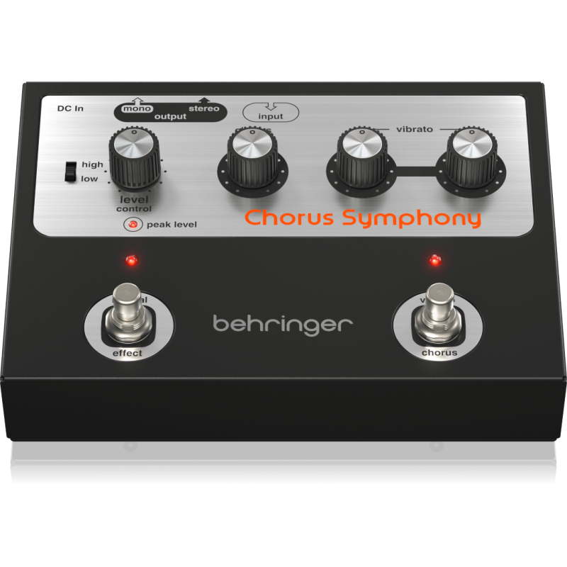 Behringer CHORUS SYMPHONY efekt gitarowy typu Chorus - 3 - Efekty Chorus - Efekt gitarowy, pedał modulacji w stylu lat 70. z try