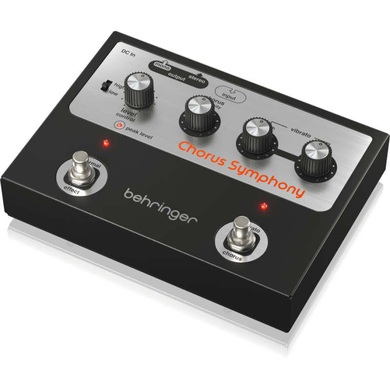 Behringer CHORUS SYMPHONY efekt gitarowy typu Chorus - 4 - Efekty Chorus - Efekt gitarowy, pedał modulacji w stylu lat 70. z try