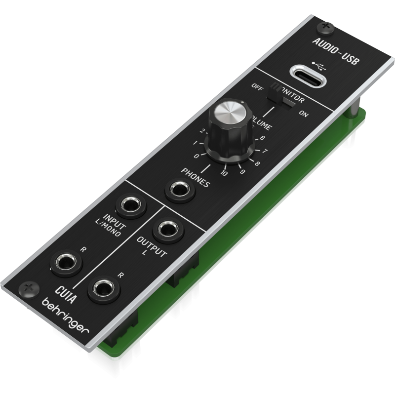 Behringer CU1A moduł USB do syntezatorów modularnych - 2 - Moduły syntezatora - Behringer CU1A – Interfejs Audio USB 2×2 w forma