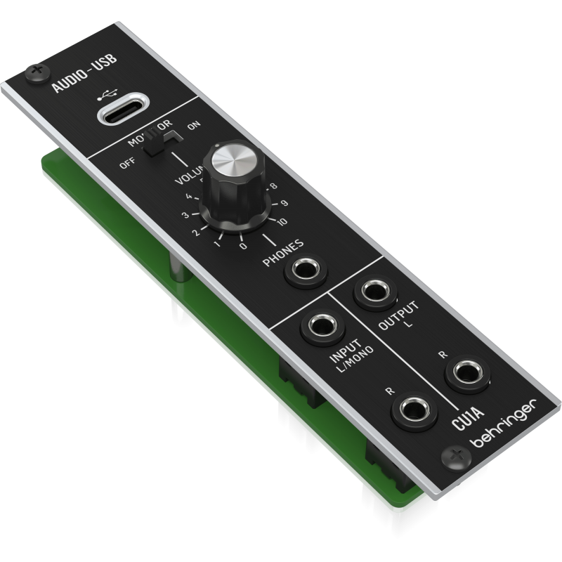 Behringer CU1A moduł USB do syntezatorów modularnych - 3 - Moduły syntezatora - Behringer CU1A – Interfejs Audio USB 2×2 w forma