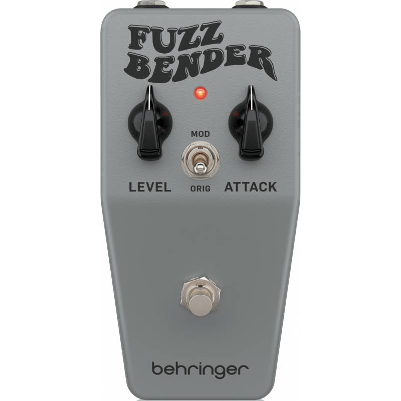 Behringer FUZZ BENDER - efekt gitarowy typu fuzz - 1 - Efekty Fuzz - Klasyczny efekt gitarowy tryb zapewnia bogaty, gładki fuzz,