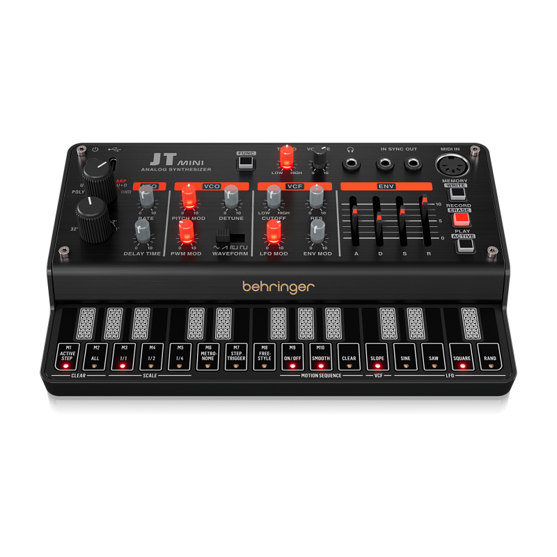 Behringer JT MINI - mini analogowy syntezator polifoniczny - 2 - Syntezatory - Behringer JT MINI to analogowy syntezator polifon