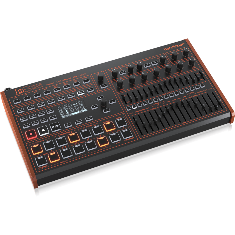 Behringer LM DRUM - automat perkusyjny - 2 - Automaty perkusyjne - Klasyczny hybrydowy automat perkusyjny z próbkowaniem, 109 dź