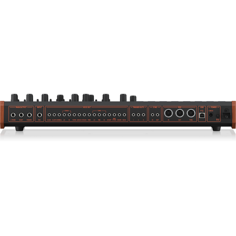 Behringer LM DRUM - automat perkusyjny - 5 - Automaty perkusyjne - Klasyczny hybrydowy automat perkusyjny z próbkowaniem, 109 dź