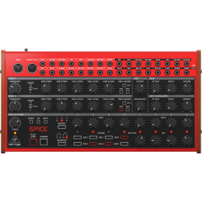Behringer SPICE - Syntezator analogowy semi-modularny - 1 - Syntezatory - Analogowy półmodularny syntezator polirytmiczny z 2 os