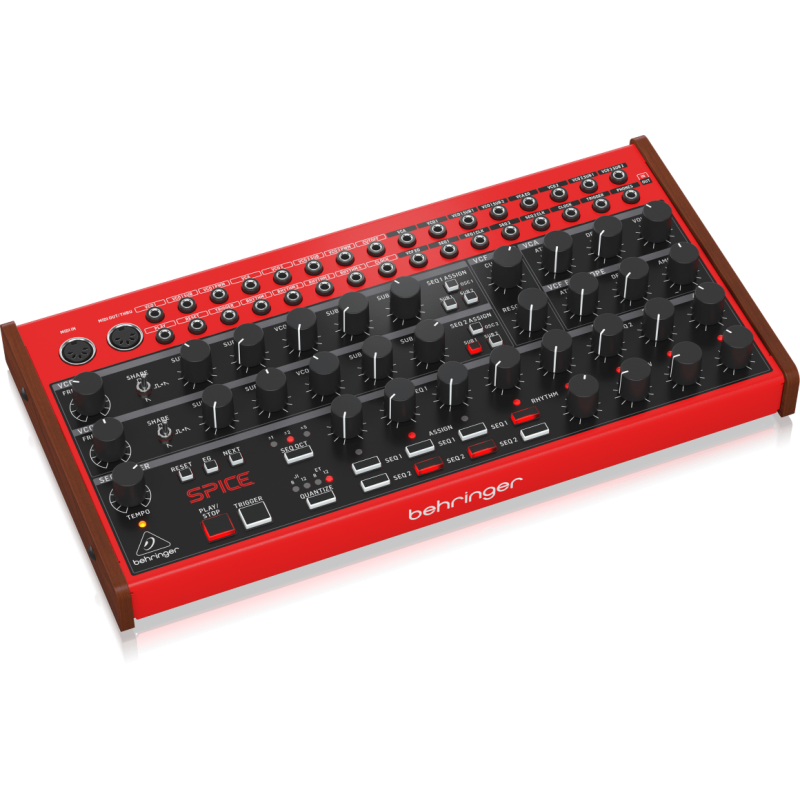 Behringer SPICE - Syntezator analogowy semi-modularny - 2 - Syntezatory - Analogowy półmodularny syntezator polirytmiczny z 2 os
