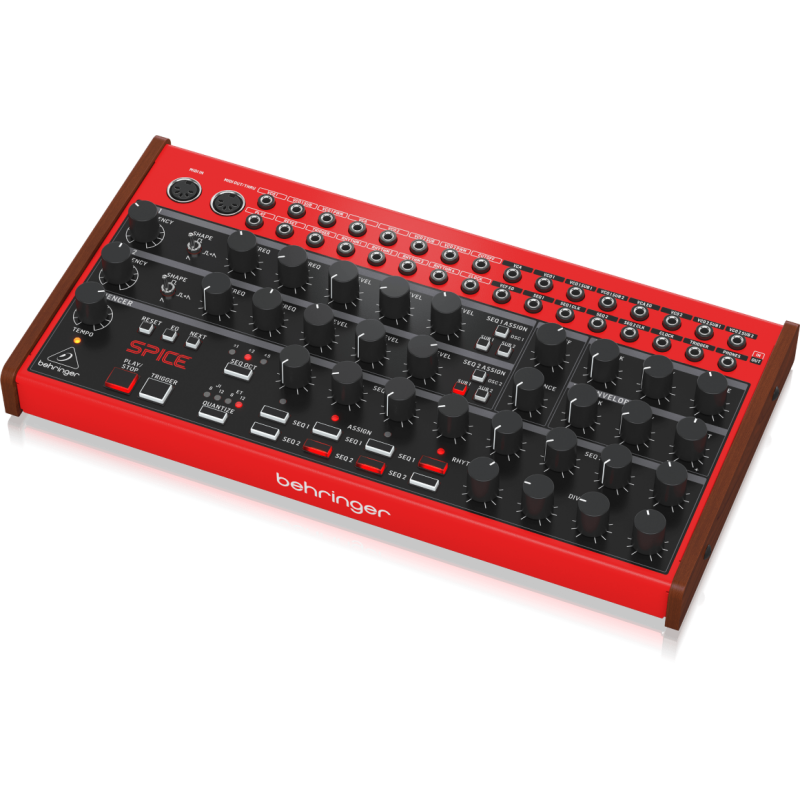 Behringer SPICE - Syntezator analogowy semi-modularny - 4 - Syntezatory - Analogowy półmodularny syntezator polirytmiczny z 2 os